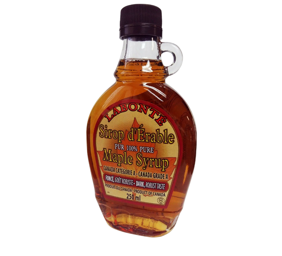 Sirop d'érable Pur Foncé Goût Robuste 250ml